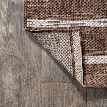 Colonia Berber Stripe Indoor/outdoor Area Rug